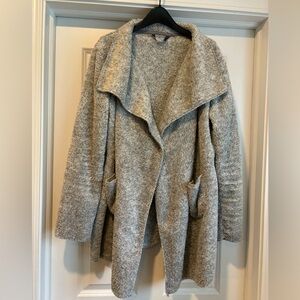 Hugs by Soft Surroundings Heathered Grey Cardigan - Size Medium